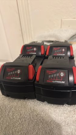 4 Milwaukee M18 5.0
