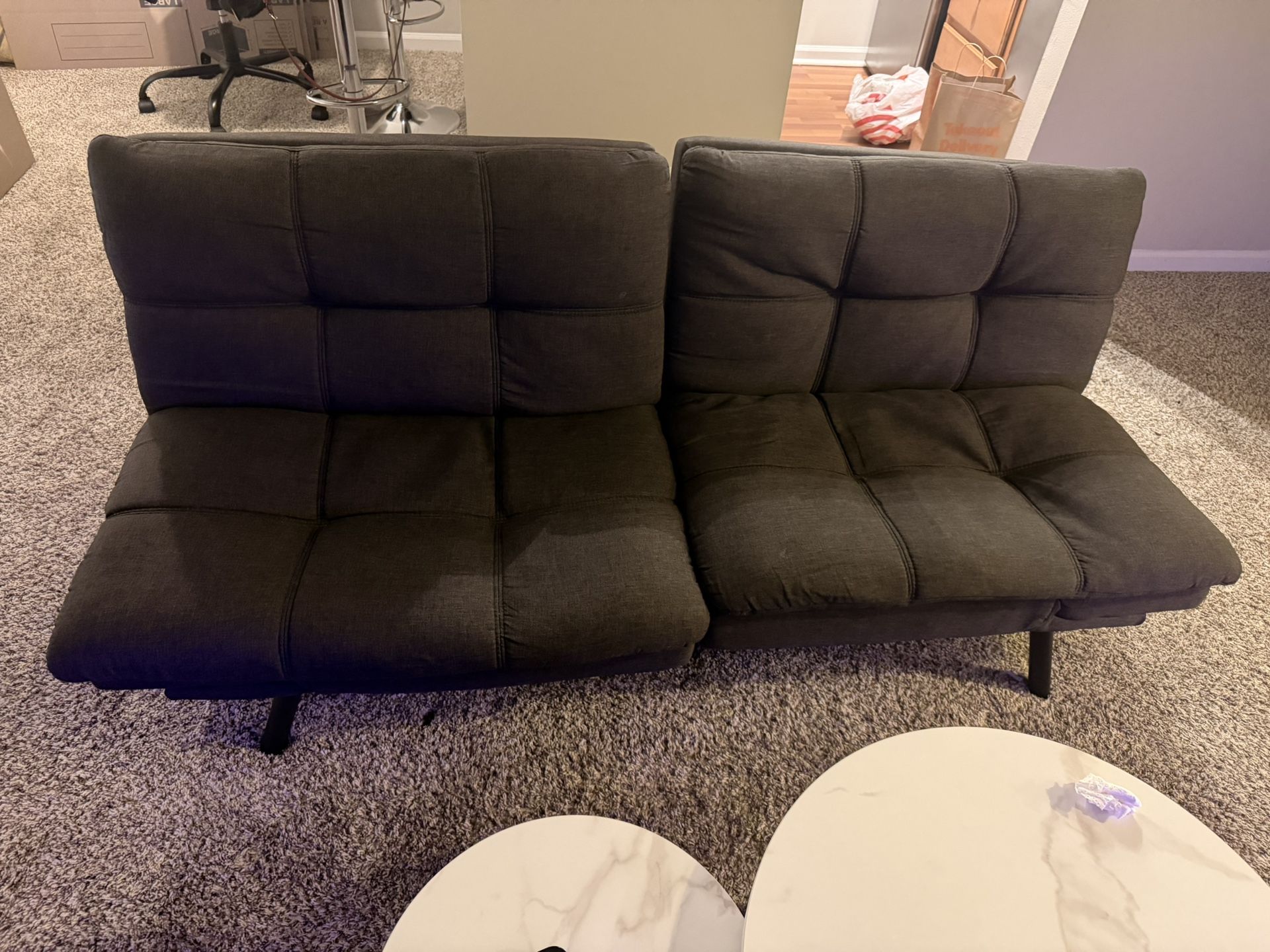 Grey Futon Couch 