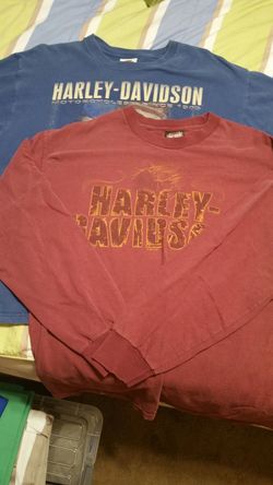 2 Large Harley Shirts. Set 1