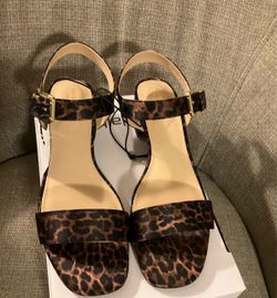 Cheetah Print Sandals $45 New