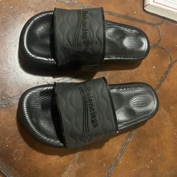 Balenciaga Slides In Excellent Condition. Size EU 45. US size 9-10