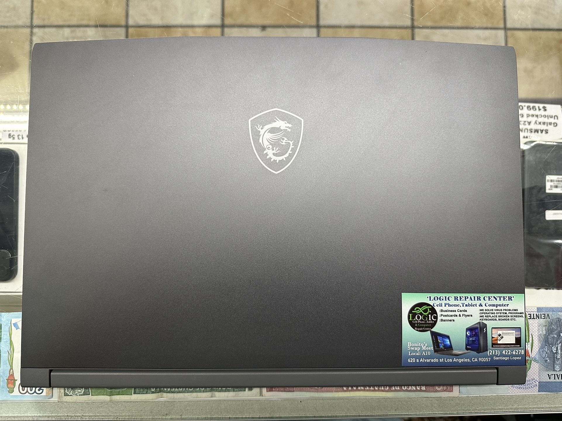 MSI Thin 15.6” FHD 144Hz Gaming Laptop AMD Ryzen 5 7535HS Nvidia GeForce RTX 2050