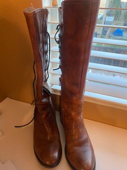 Women Brown Leather Boots