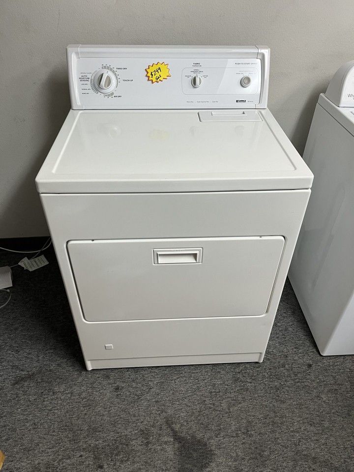 IN WHITE KENMORE DRYER