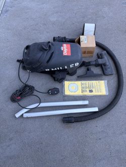 Dayton Commercial Backpack Vacuum — Full Kit + Spare Filter & Bags