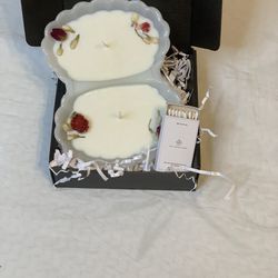 Vintage 1970’s Milk Sea Shell Candle 