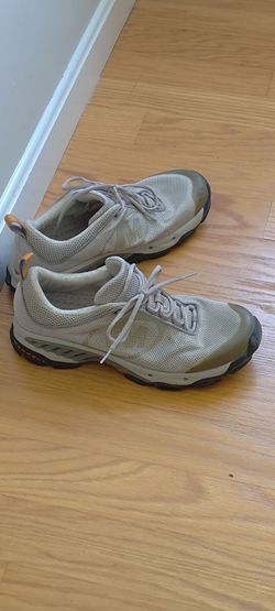 Merrell Helium Ventilator men's hiking  Shoes Gray Taupe Tan Orange Size 10