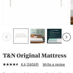King Tuft And Needle Original Mattress, $1300 Online, Free Delivery 