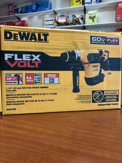 Dewalt new 1 1/4” rotary hammer 60v  flex volt