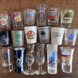 18 Disney Shot Glasses