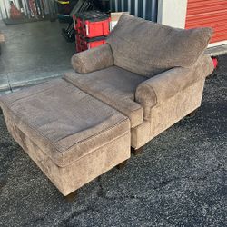 Arm Chair & Ottoman 