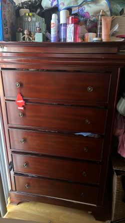 Cherry wood dresser