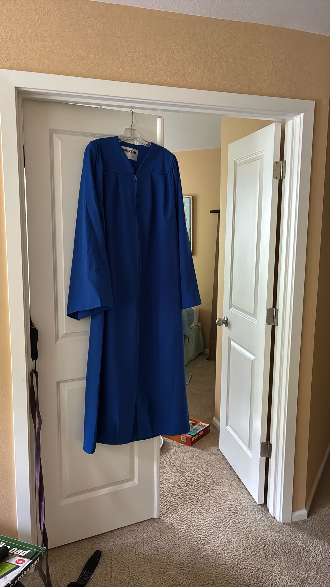 Free Blue Graduation Gown