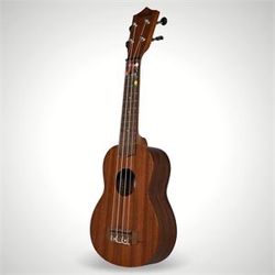 Panda UKS-1 Soprano Ukulele – Mahogany, w/ Carry Case