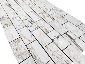 CALACATTA MONET 12X24” MARBLE TILE (HONED) - $34.95/SQ FT