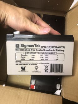 Electric vehicle 48 volts 12 amp battery