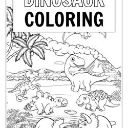 Dinosaur Coloring Book