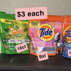 Tide Pods & Gain Flings 