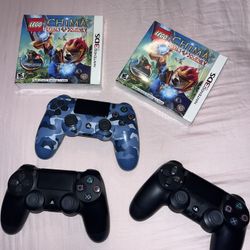 PS4 Controllers & Unopened 3DS Games