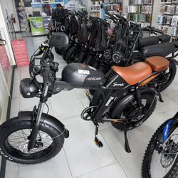 Movcan V70 Electric Bicycle 35MPH! Finance For $50 Down Payment!!