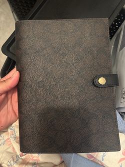 COACH Notebook In Signature Canvas