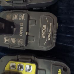 3 Ryobi Batteries