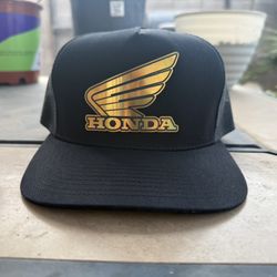 Honda Black & Gold Snapback Trucker Hat – Ready For Pickup 