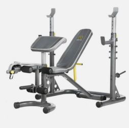 Work out bench and squat rack