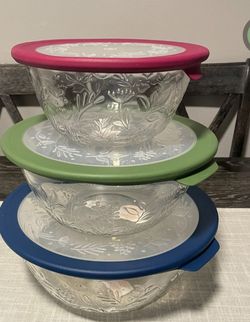 Set De 3 Container Pequeño Mediano Y Grande  