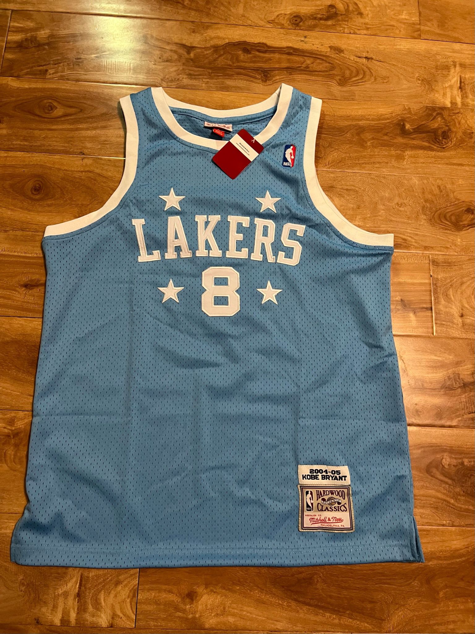 Baby Blue Lakers Bryant Jersey 8