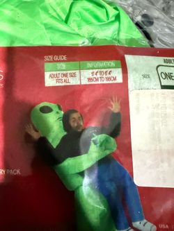 Alien inflatable costume