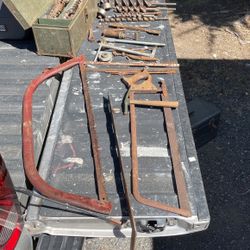 Assorted Antique Tools With Box..