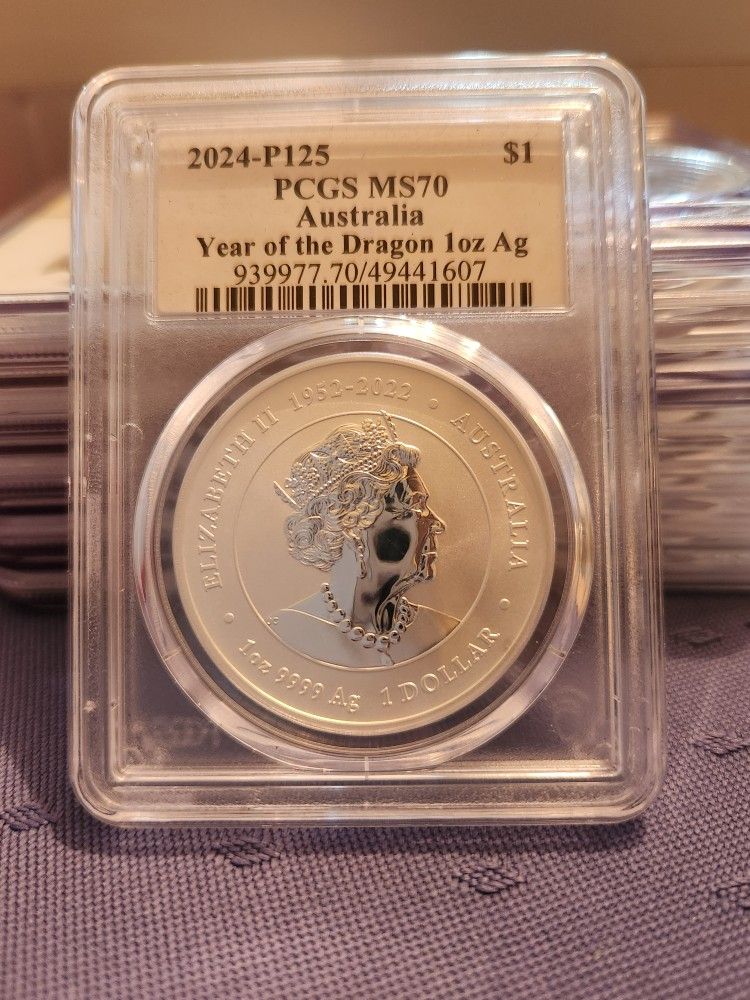 2024 1oz Year Of The Dragon MS70