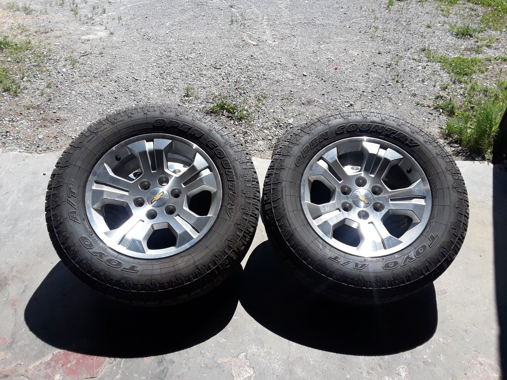 Chevy silverado wheels and tires