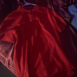 red polo tee
