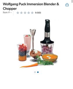 New Wolfgang Puck Immersion Blender & chopper