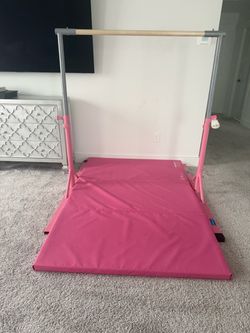 Kids Gymnastics Kip Bar with Folding Mat