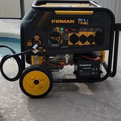 Firman Hybrid DUEL FUEL Generator 9400/7500 WATTS