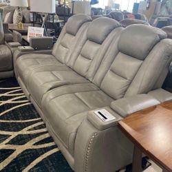 Genuine Leather Power Reclining Sofa Or Love Seat $2199 Each Your Choice 