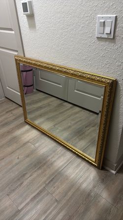 Vintage Gold Framed Mirror