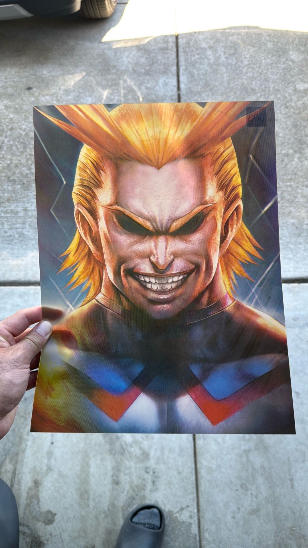 3d poster sticker