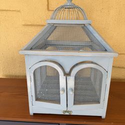 Large Blue Birdhouse Greenway Road In Cave Creek Road