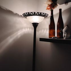 70 In Bronze Floor Lamp 
