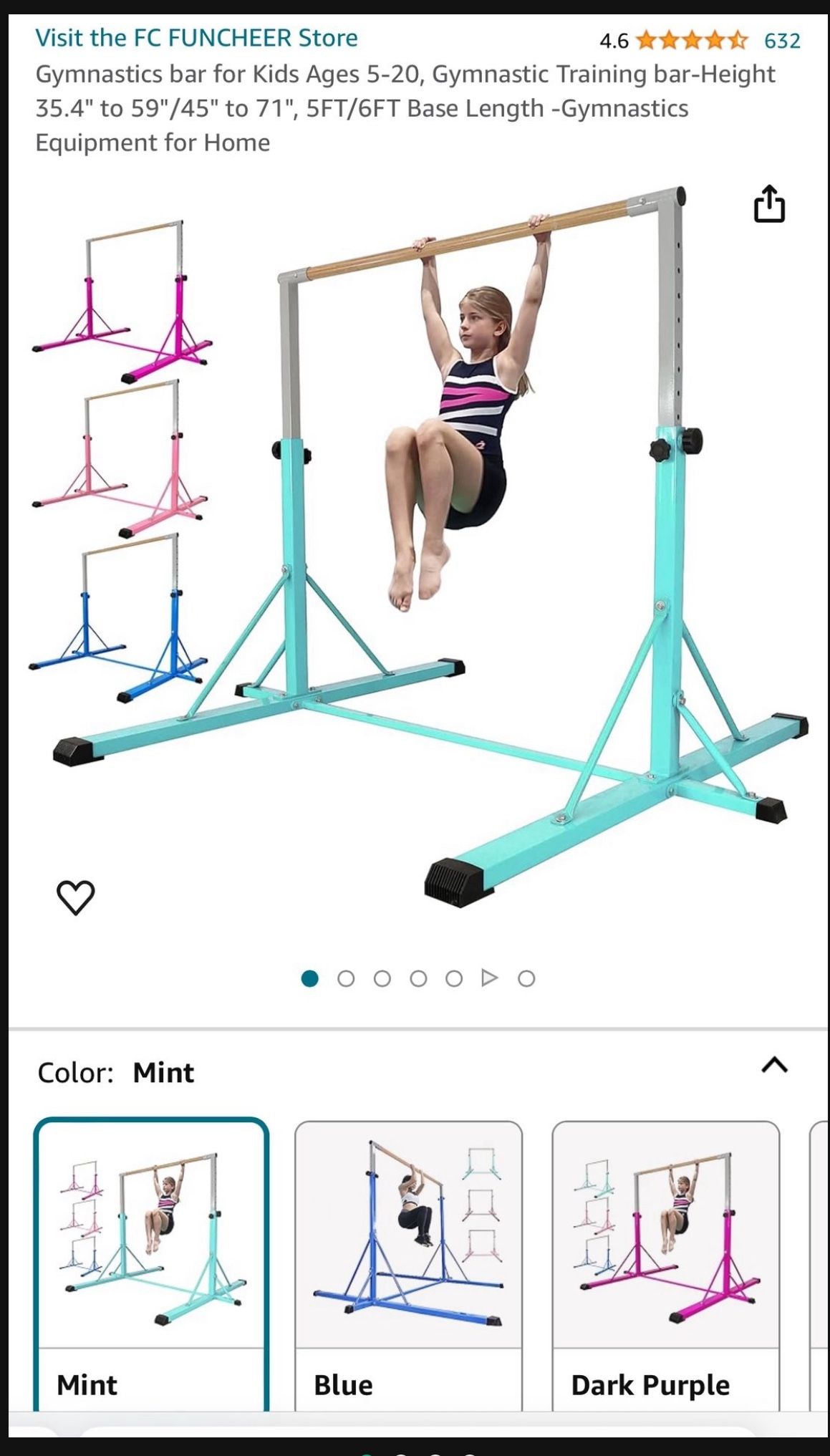 Gymnastics Bar