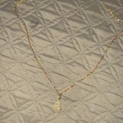 10k Tri Gold Chain Si Diamond Pendant