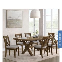 Bryce Dining Table and 6 Chairs