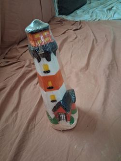 Ceramic Lighthouse Figurine