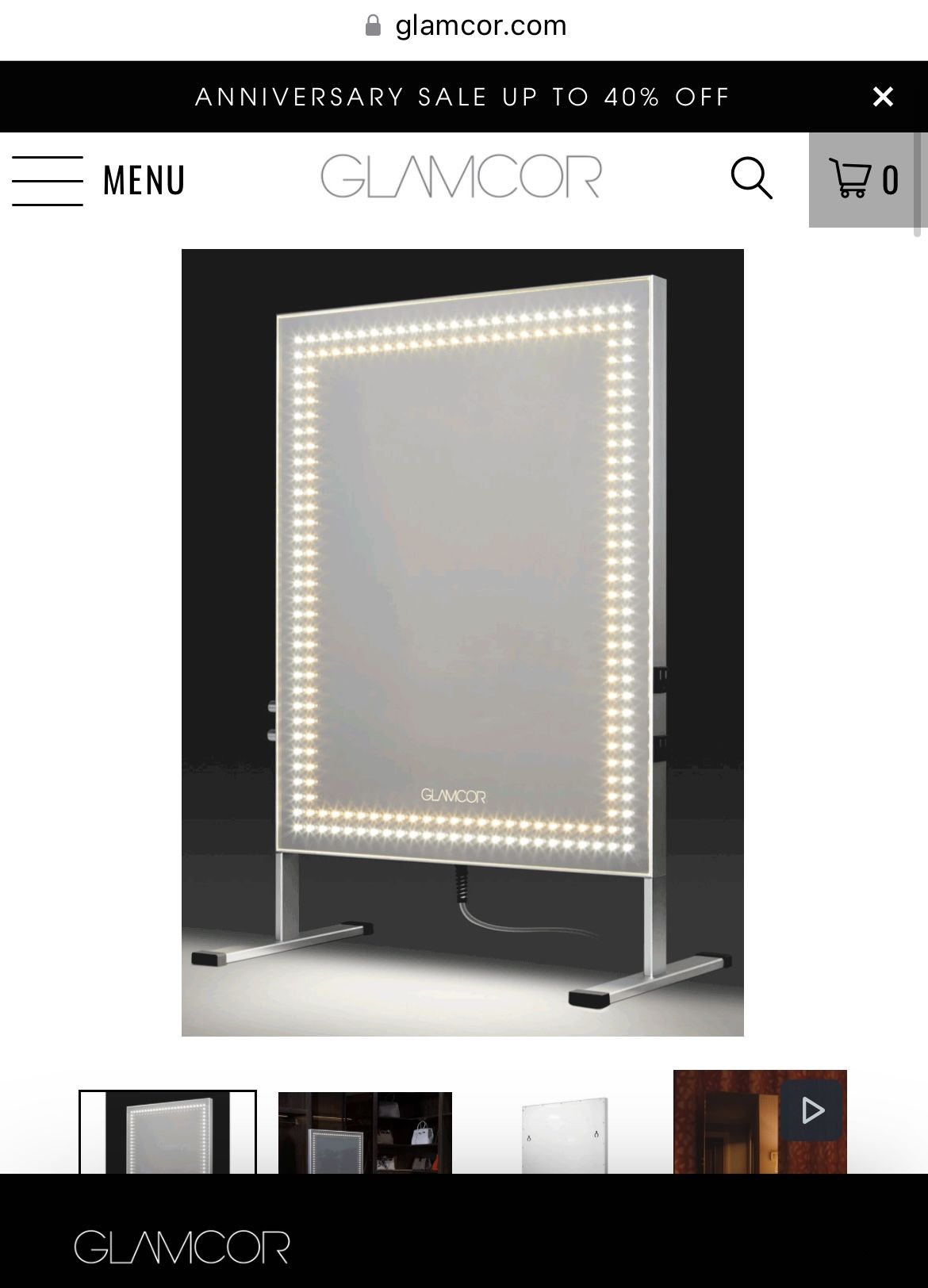 Glamcor Vanity Makeup Mirror 