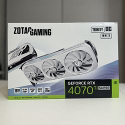 ZOTAC GAMING GEFORCE RTX 4070 Ti SUPER TRINITY OC WHITE ED 16GB