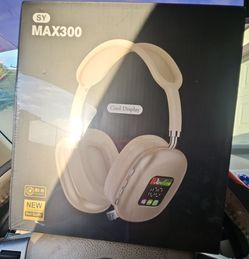 GAMING HEADSET WITH MICROPHONE TF, BLUETOOTH WIRELESS HEADPHONES 5.4 ACTIVE NOISE CANCELLING 30HR PLAY SOFT EARMUFFS